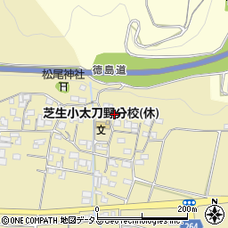 徳島県三好市三野町太刀野980周辺の地図