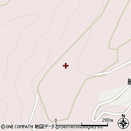 徳島県三好市池田町西山津寺周辺の地図