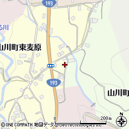 徳島県吉野川市山川町東麦原204周辺の地図