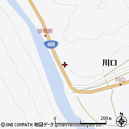 和歌山県有田郡有田川町川口290周辺の地図