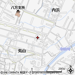 徳島県徳島市八万町夷山317周辺の地図