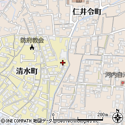 山口県防府市清水町13-29周辺の地図