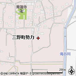 徳島県三好市三野町勢力315周辺の地図