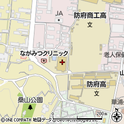 山口県防府市中央町9-27周辺の地図