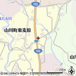 徳島県吉野川市山川町東麦原253周辺の地図