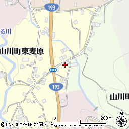 徳島県吉野川市山川町東麦原205周辺の地図