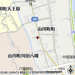 徳島県吉野川市山川町町301周辺の地図