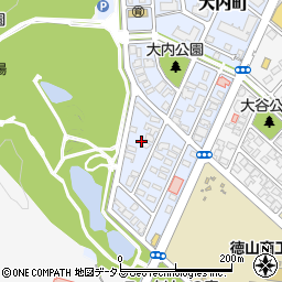 山口県周南市大内町12周辺の地図