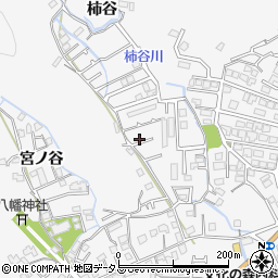 徳島県徳島市八万町柿谷13周辺の地図