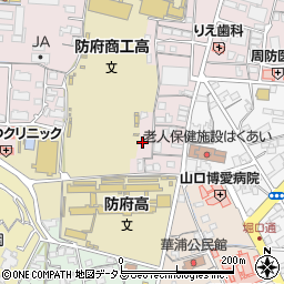 山口県防府市中央町15周辺の地図