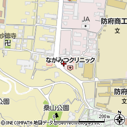 山口県防府市中央町9-40周辺の地図