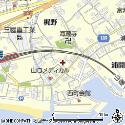 山口県防府市富海西町2562周辺の地図