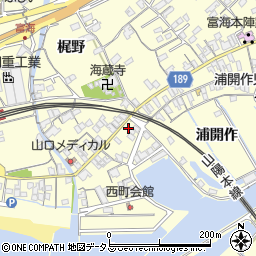 山口県防府市富海西町2572周辺の地図