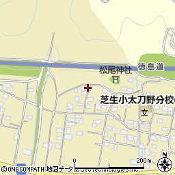 徳島県三好市三野町太刀野1081周辺の地図