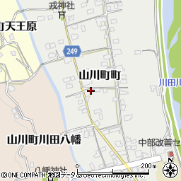 徳島県吉野川市山川町町248周辺の地図