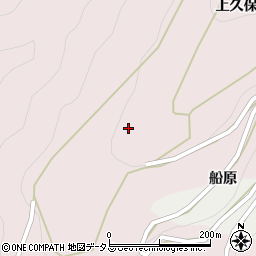 徳島県三好市池田町西山上久保周辺の地図