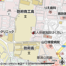 山口県防府市中央町15-8周辺の地図