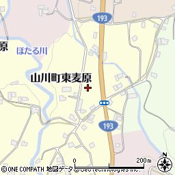 徳島県吉野川市山川町東麦原14周辺の地図