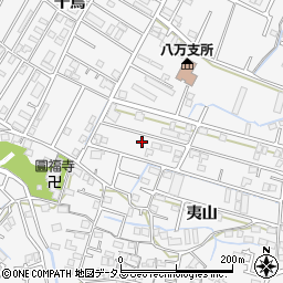 徳島県徳島市八万町夷山283-9周辺の地図