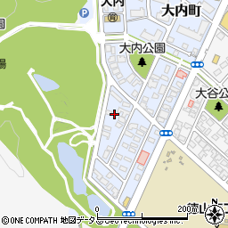 山口県周南市大内町12-34周辺の地図