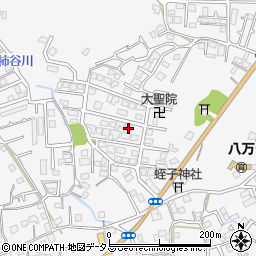 徳島県徳島市八万町上福万3-40周辺の地図