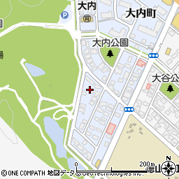 山口県周南市大内町12-36周辺の地図