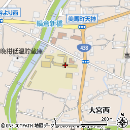 徳島県立池田支援学校　美馬分校周辺の地図