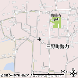 徳島県三好市三野町勢力499周辺の地図
