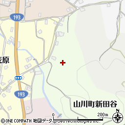 徳島県吉野川市山川町新田谷50周辺の地図