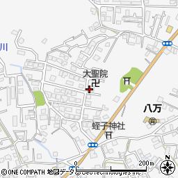 徳島県徳島市八万町上福万3-16周辺の地図