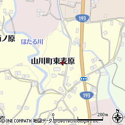徳島県吉野川市山川町東麦原173周辺の地図