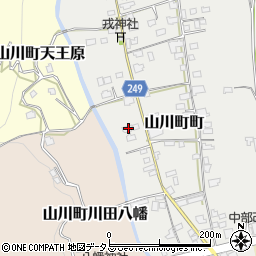 徳島県吉野川市山川町町308周辺の地図