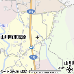 徳島県吉野川市山川町東麦原249周辺の地図