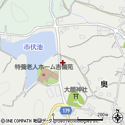 和歌山県有田郡有田川町奥181周辺の地図