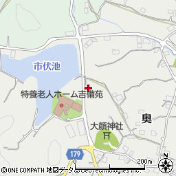 和歌山県有田郡有田川町奥181周辺の地図