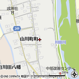 徳島県吉野川市山川町町191周辺の地図