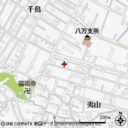 徳島県徳島市八万町夷山286-3周辺の地図