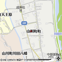 徳島県吉野川市山川町町243周辺の地図