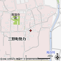徳島県三好市三野町勢力370周辺の地図