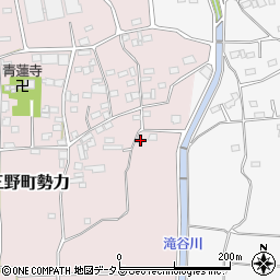 徳島県三好市三野町勢力345周辺の地図