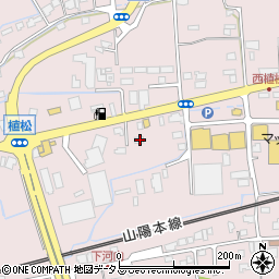 山口県防府市植松244-3周辺の地図