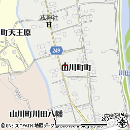 徳島県吉野川市山川町町244周辺の地図