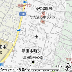 徳島県徳島市津田本町周辺の地図