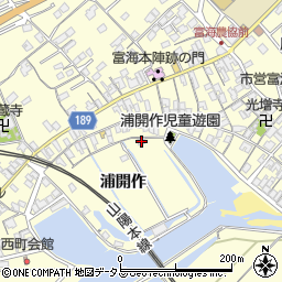 山口県防府市富海浦開作2881周辺の地図