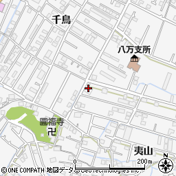 徳島県徳島市八万町夷山287-2周辺の地図