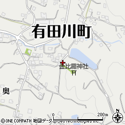 和歌山県有田郡有田川町奥1065周辺の地図