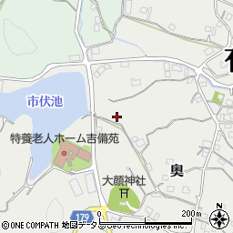 和歌山県有田郡有田川町奥175周辺の地図