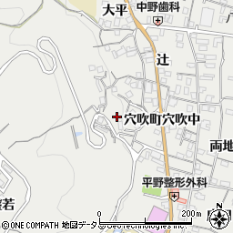 徳島県美馬市穴吹町穴吹盤若周辺の地図
