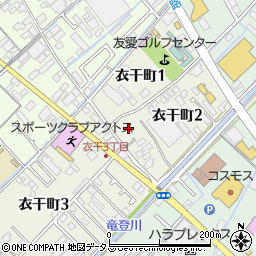 衣千八幡神社周辺の地図