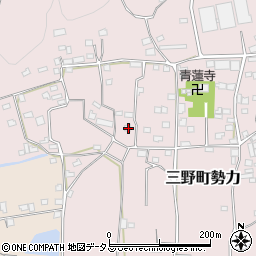 徳島県三好市三野町勢力630周辺の地図